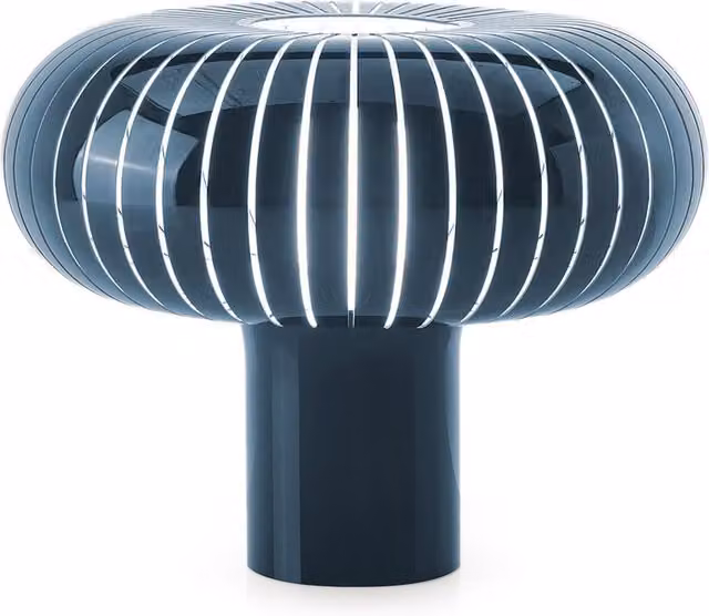 Kartell Teresa Lampada da tavolo blu con LED dimmabile