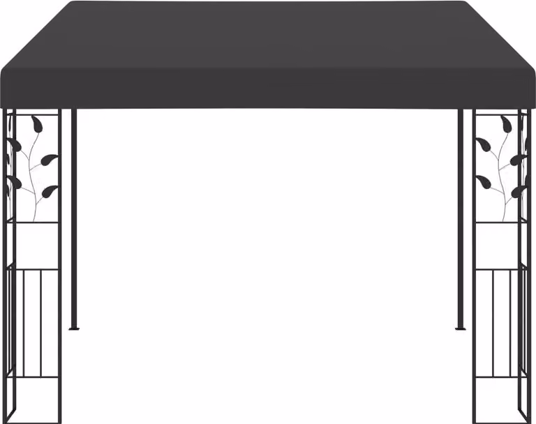 Gazebo a Parete 3x3x2,5 m Antracite