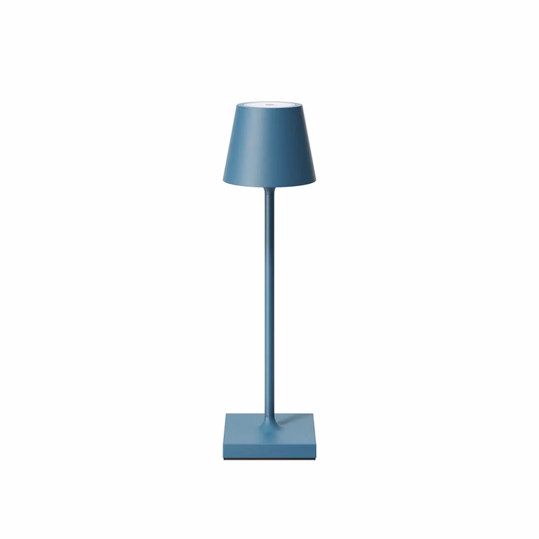 Sigor lampada da tavolo ricaricabile NUINDIE USB-C Pocket 210 mm blu delfino