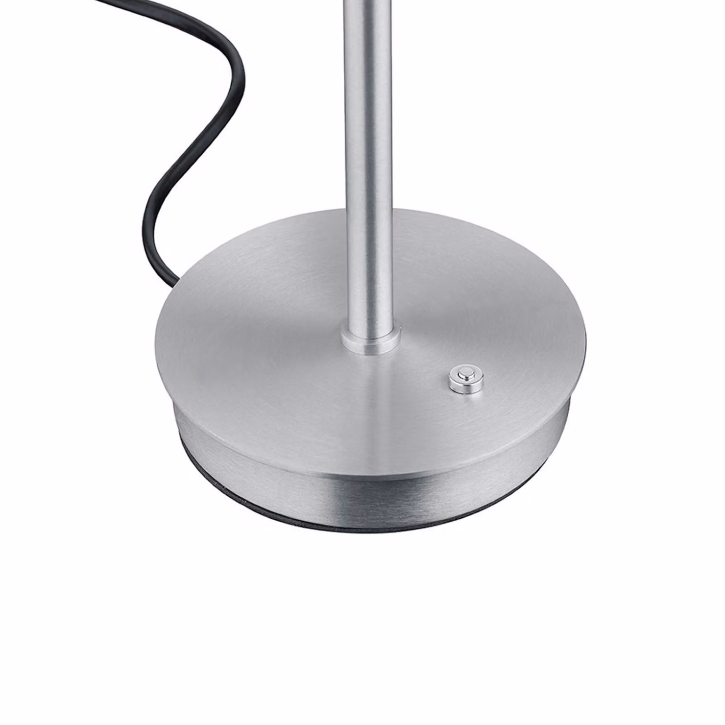 HELL Lampada da tavolo Abby, dimmerabile, Alluminio / Grigio / Zincato, Soggiorno / Sala da pranzo, Metallo, Moderno, Lampada da tavolo