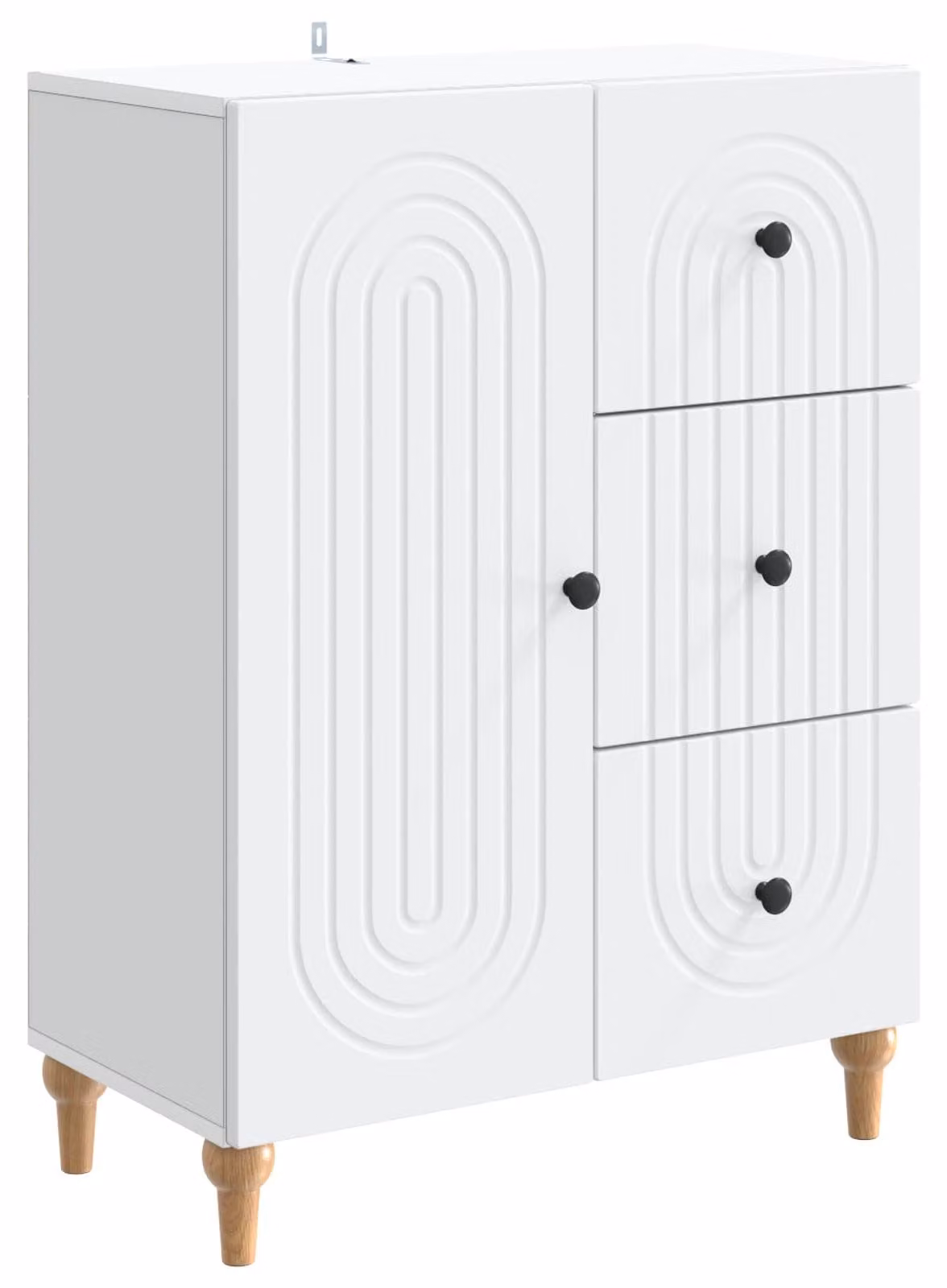Credenza Bianco 66 x 34,5 x 90 cm Legno ingegnerizzato