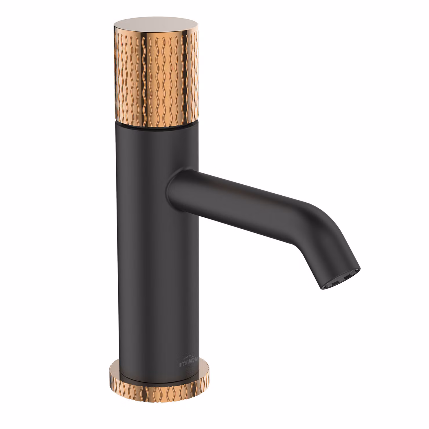 Miscelatore per lavabo Moonlight, nero/oro rosa