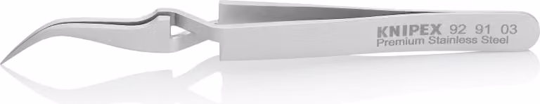 KNIPEX 92 91 03 Pinzette incrociate di precisione, lisce 115 mm
