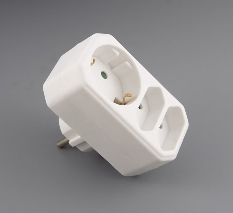 spina adattatore a 3 vie multi-spina PROTEZIONE DEI BAMBINI distributore multi-spina