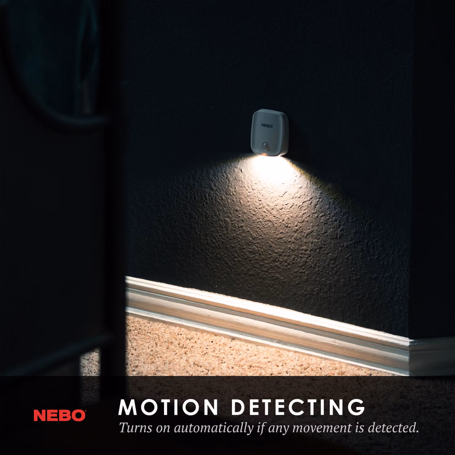 NEBO Luce notturna con sensore di movimento - set 3 pezzi