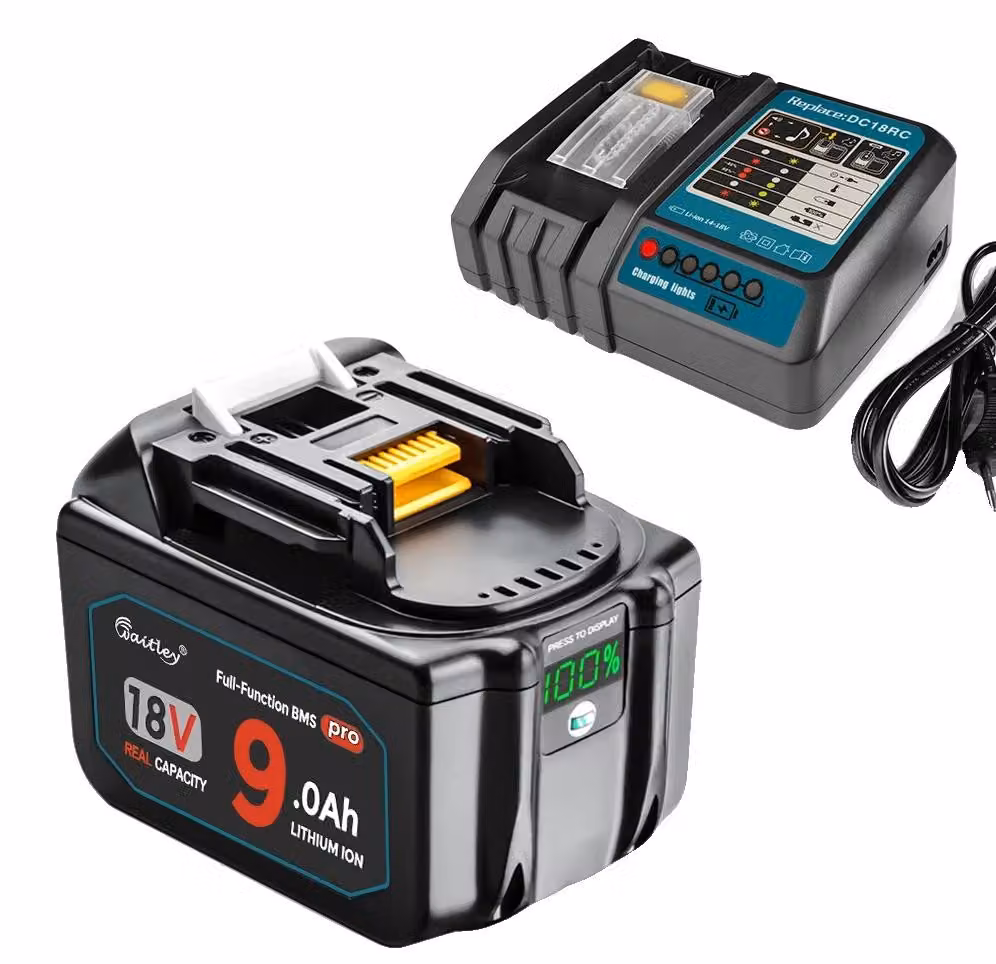 Batteria per utensili elettrici, alta performance, ampia compatibilità, set combinato tipo D