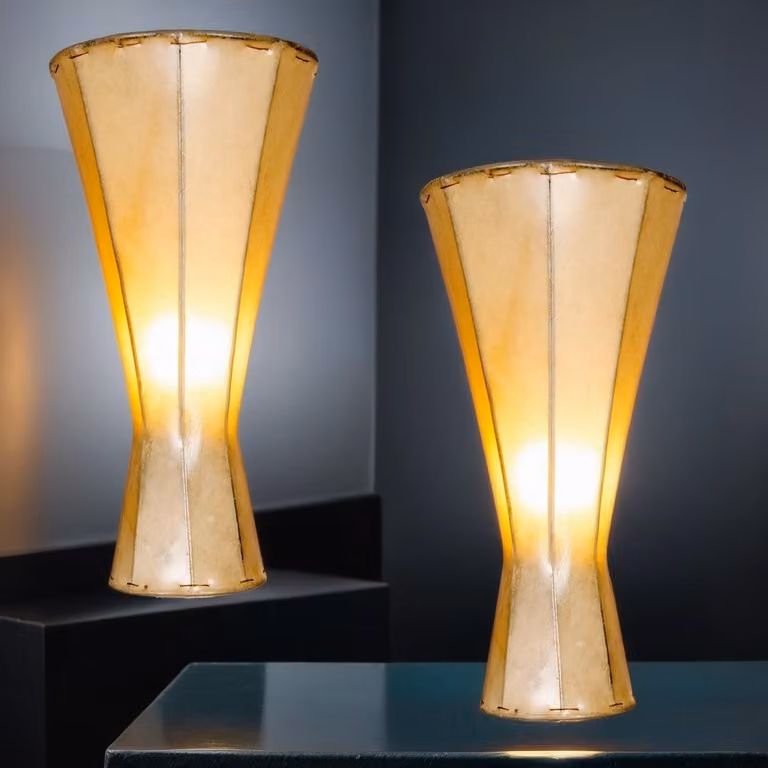 Set Di 2 Lampade Vintage Jinjin Naturali
