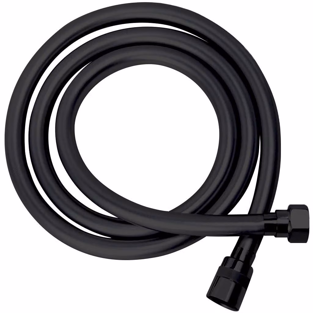 CERANO - Tubo flessibile per doccia - nero opaco - 150 cm