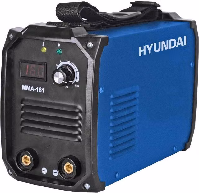 Saldatrice Inverter Hyundai MMA 161 a Elettrodi 160 A Blu