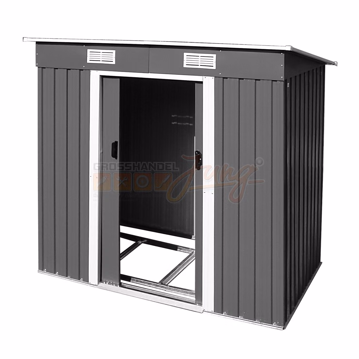 Capanno per attrezzi da giardino in metallo Capanno da giardino Capanno Cardiff antracite