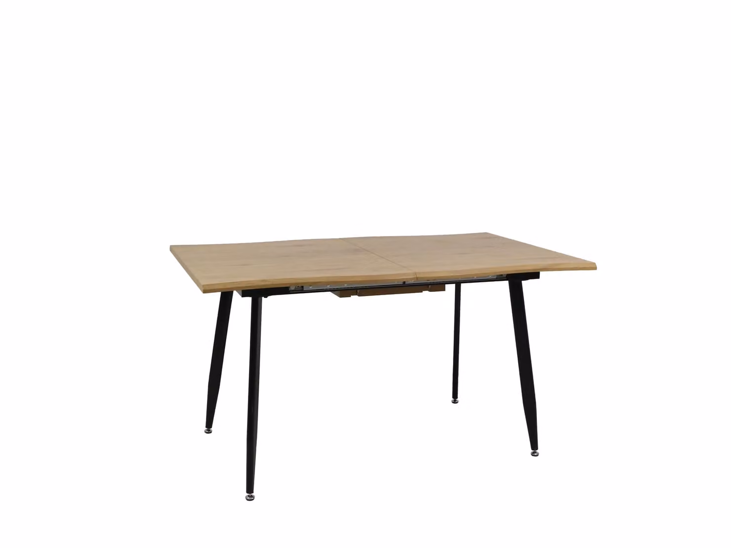 Tavolo moderno rettangolare allungabile Mobili 2G in rovere e metallo L: 140 cm, P: 85 cm, H: 76 cm – 1