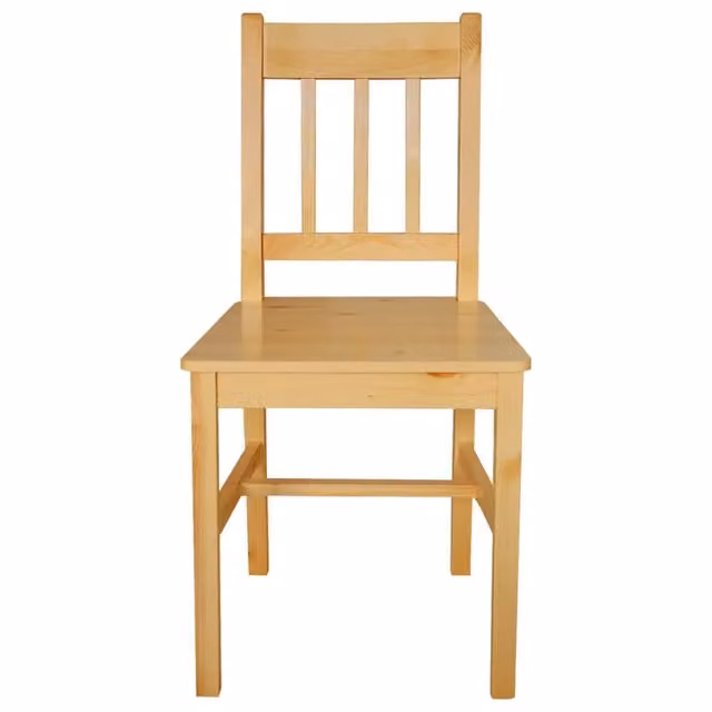 Set di 4 sedie da pranzo vidaXL in legno di pino laccato beige per cucina e sala da pranzo