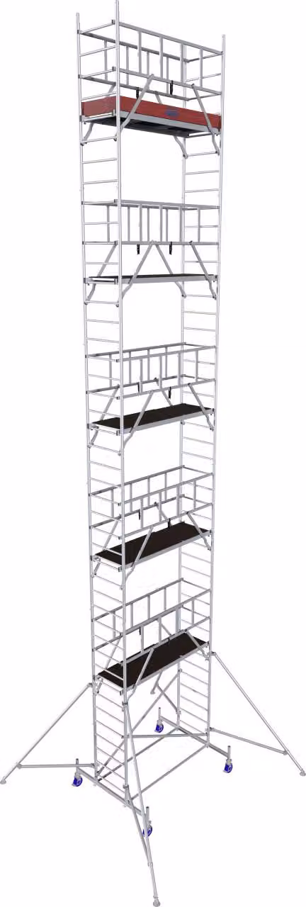 Ponteggio mobile Krause MONTO ProTec in alluminio 12,30 m