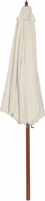 Ombrellone da giardino DESIGN IN in poliestere bianco sabbia L: 300 cm, H: 258 cm