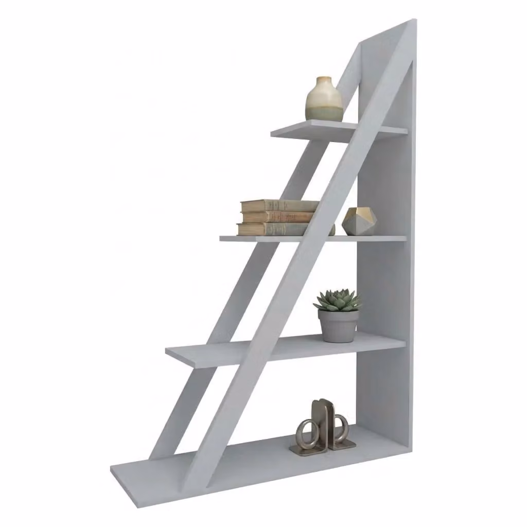 Libreria DMORA Camaiore con 3 Ripiani, Bianca, L 100 cm x P 30 cm x H 150 cm – 2