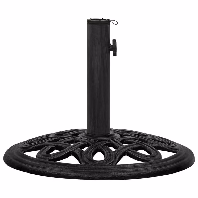 vidaXL Supporto per ombrellone nero 44x44x32 cm in ghisa