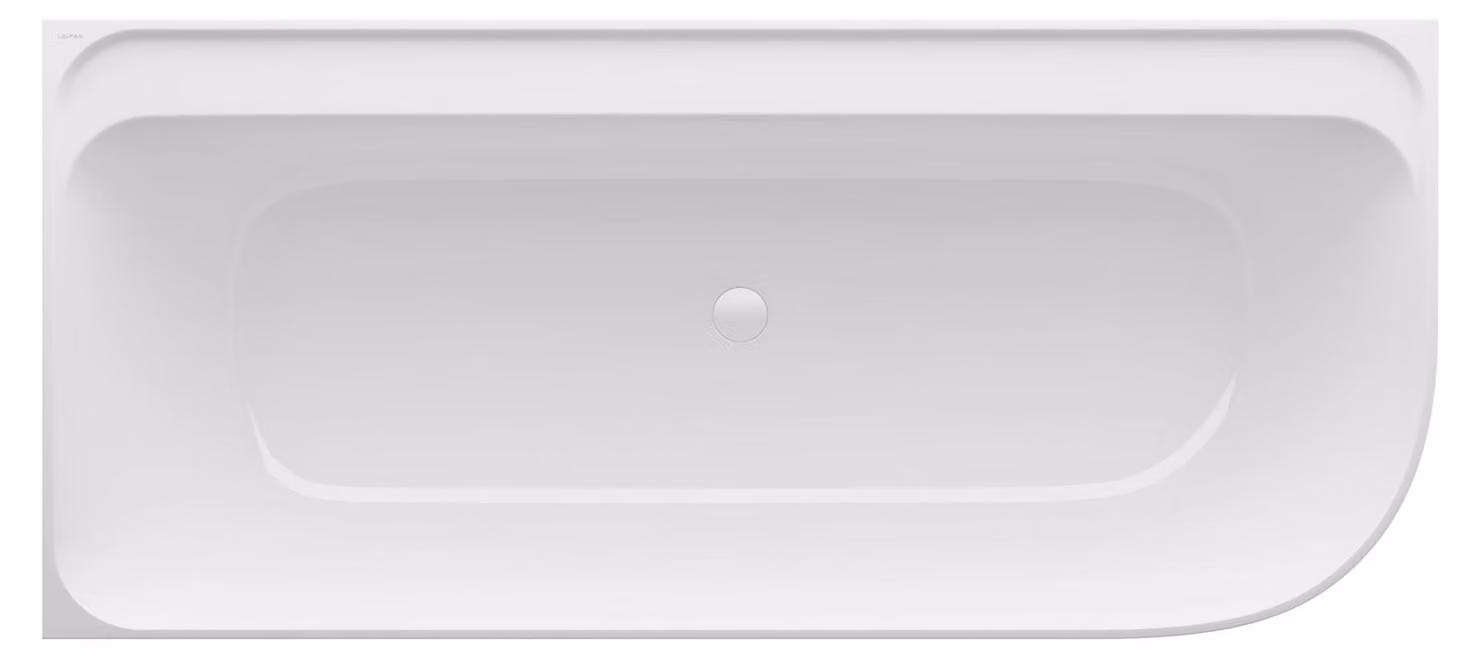 LAUFEN MEDA Baignoires, version d'angle à gauche, Marbond, 1800x800x590mm, blanc, H2201160000001, H2201160000001, H2201160000001