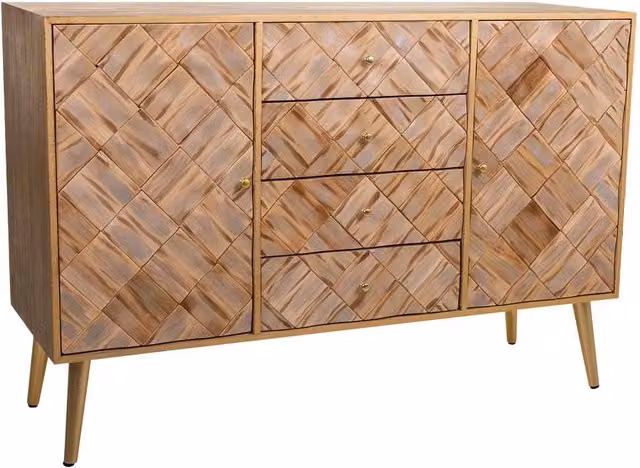 Credenza in legno marrone 120x40,5x81h