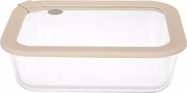 Contenitore alimentare in vetro trasparente Arcoroc Sileat con coperchio a scatto, 1,3 l