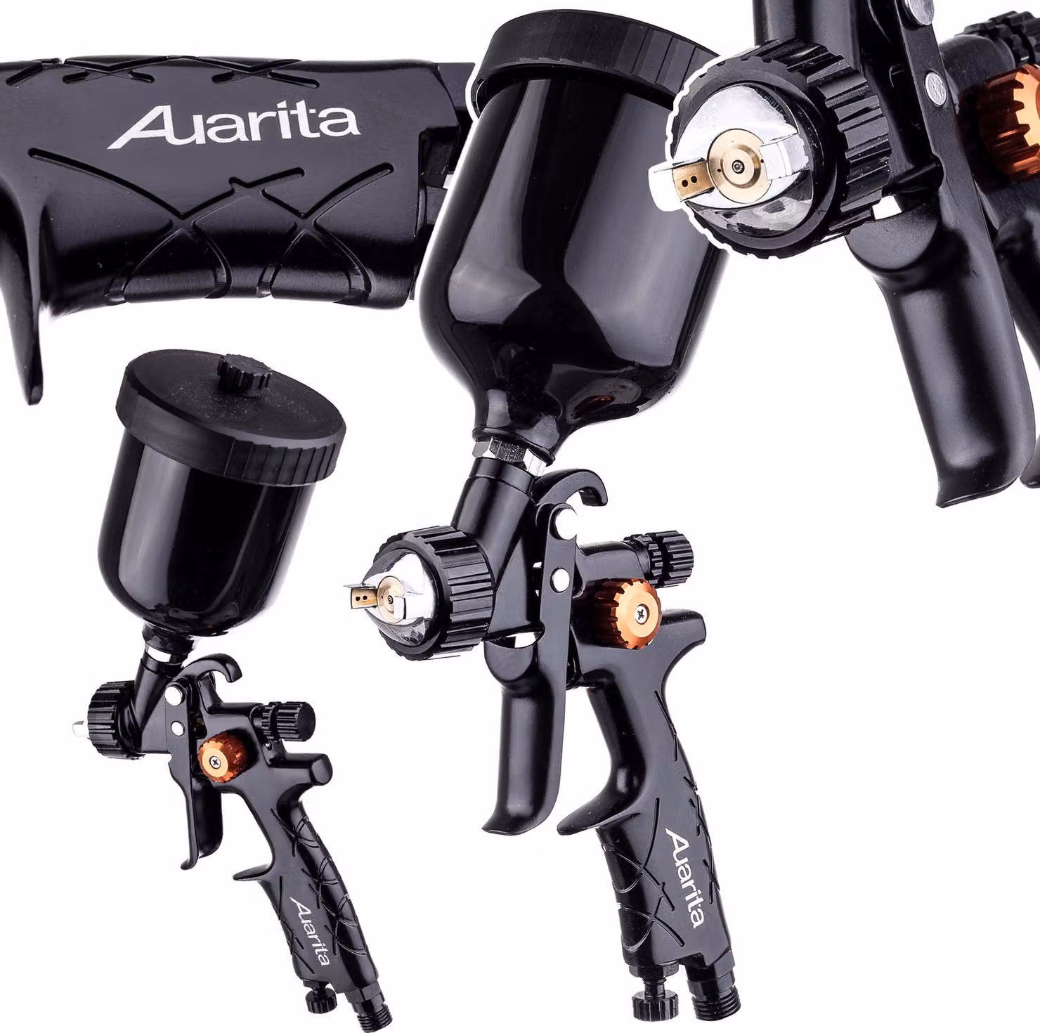 Mini pistola HVLP Auarita Lion Light 1,0 mm (250 ml)