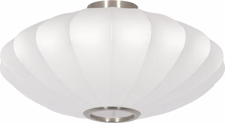 Plafoniera - bianco - Fay - plastica - lampada a campana - E27 - 9209026 - Light & Living