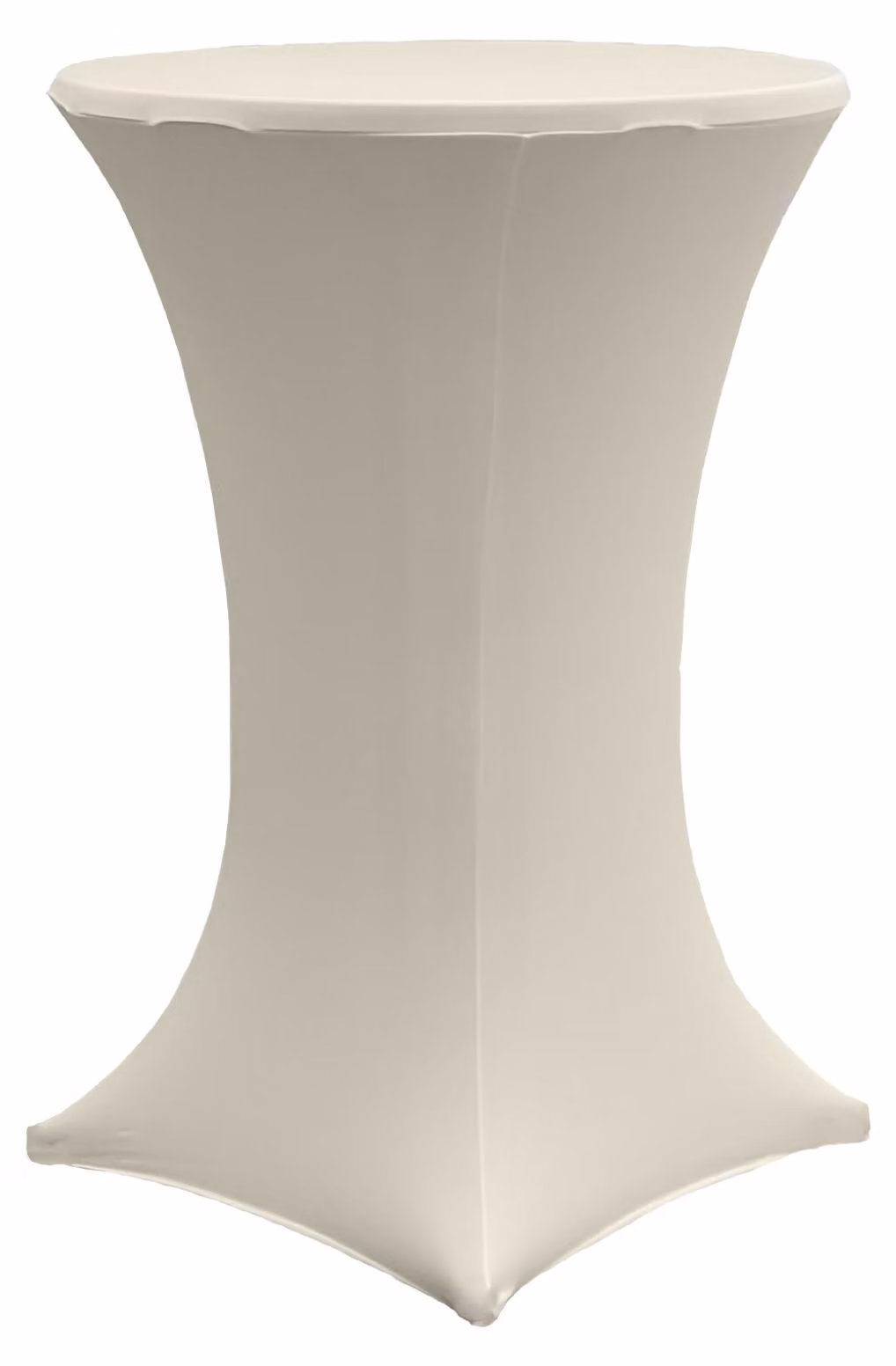 Copritavolo bar stretch beige tavolo bistrot 80cm