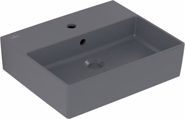 Villeroy & Boch Memento 2.0 lavabo mural, 1 trou pour robinet, avec trop-plein, poli, 500x420mm, 4A225GI4, 4A225GI4
