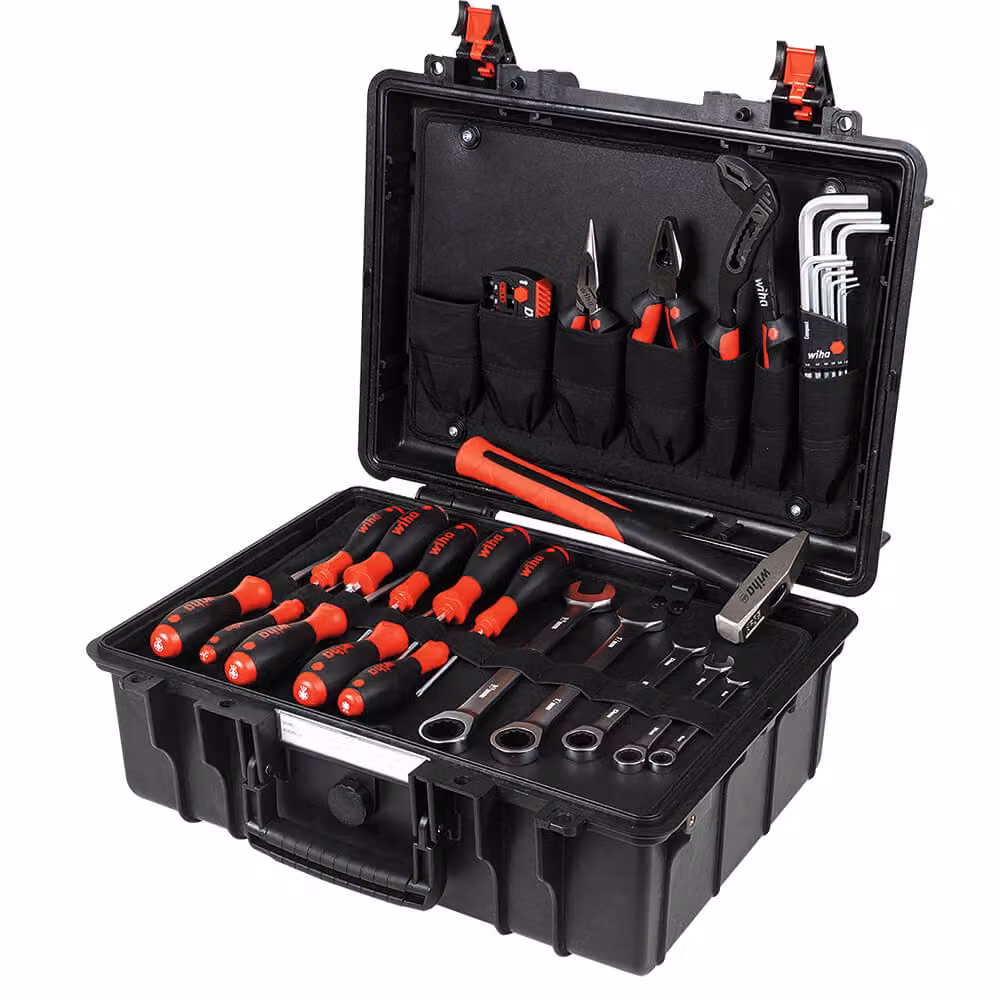 Set base Wiha per meccanici, valigetta con 40 pezzi