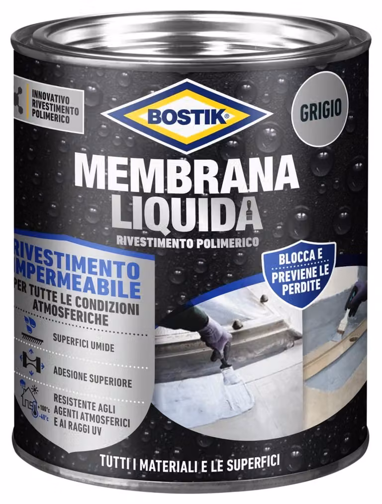 Rivestimento a membrana liquida per una protezione impermeabile