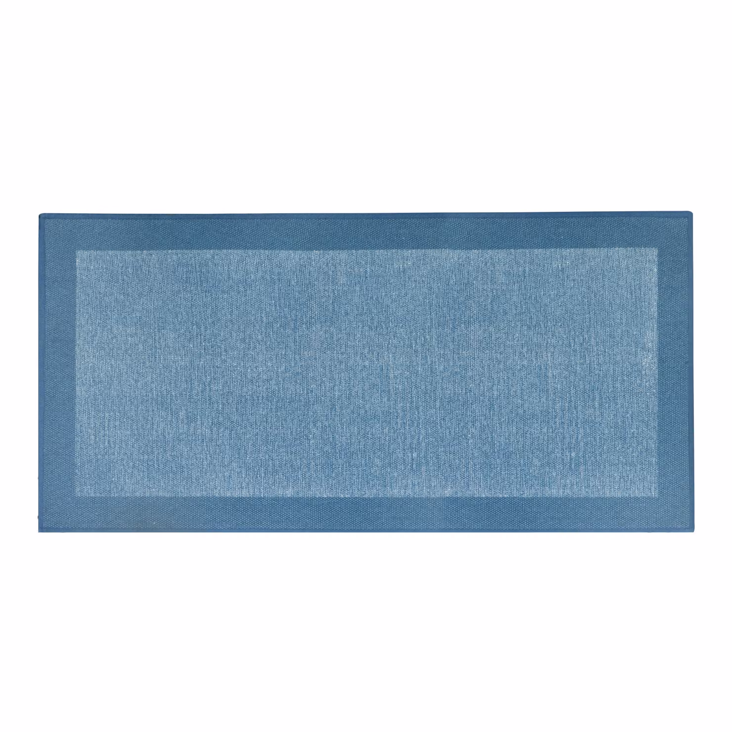 Tappeto da cucina KASANOVA in cotone blu Chambray antiscivolo L: 57 cm, P: 180 cm – 2