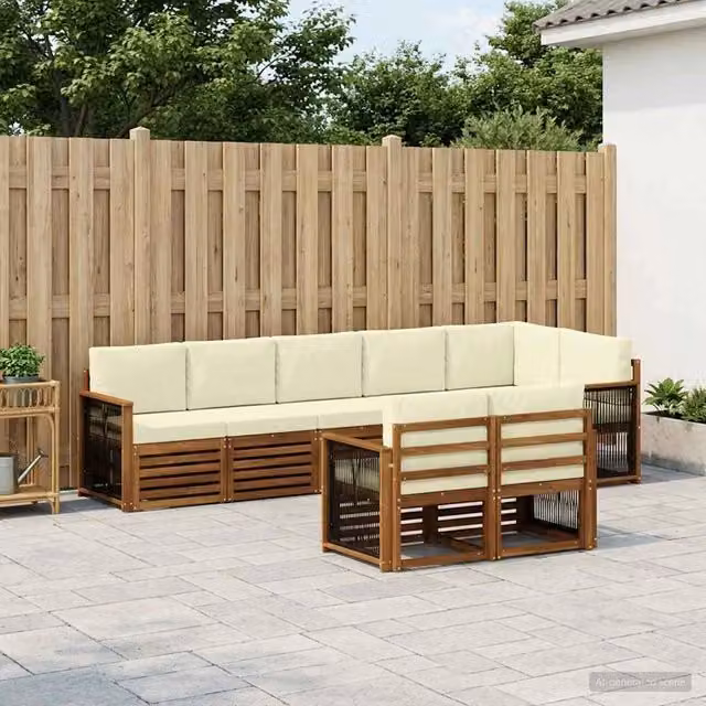 Set di divani da esterno 7 pz 3384501