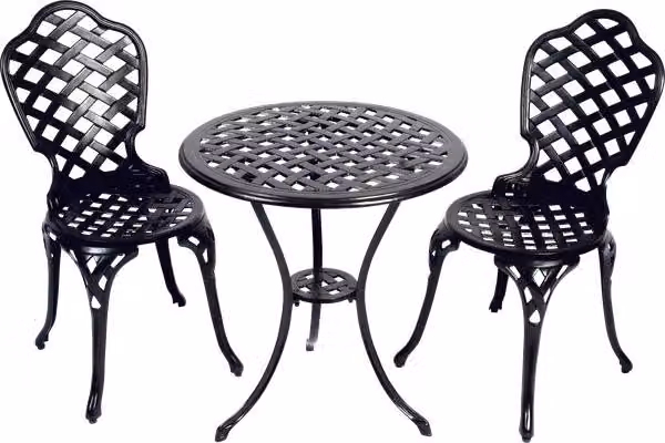 Set da bistrot - tavolo Ø60x66 cm e sedie