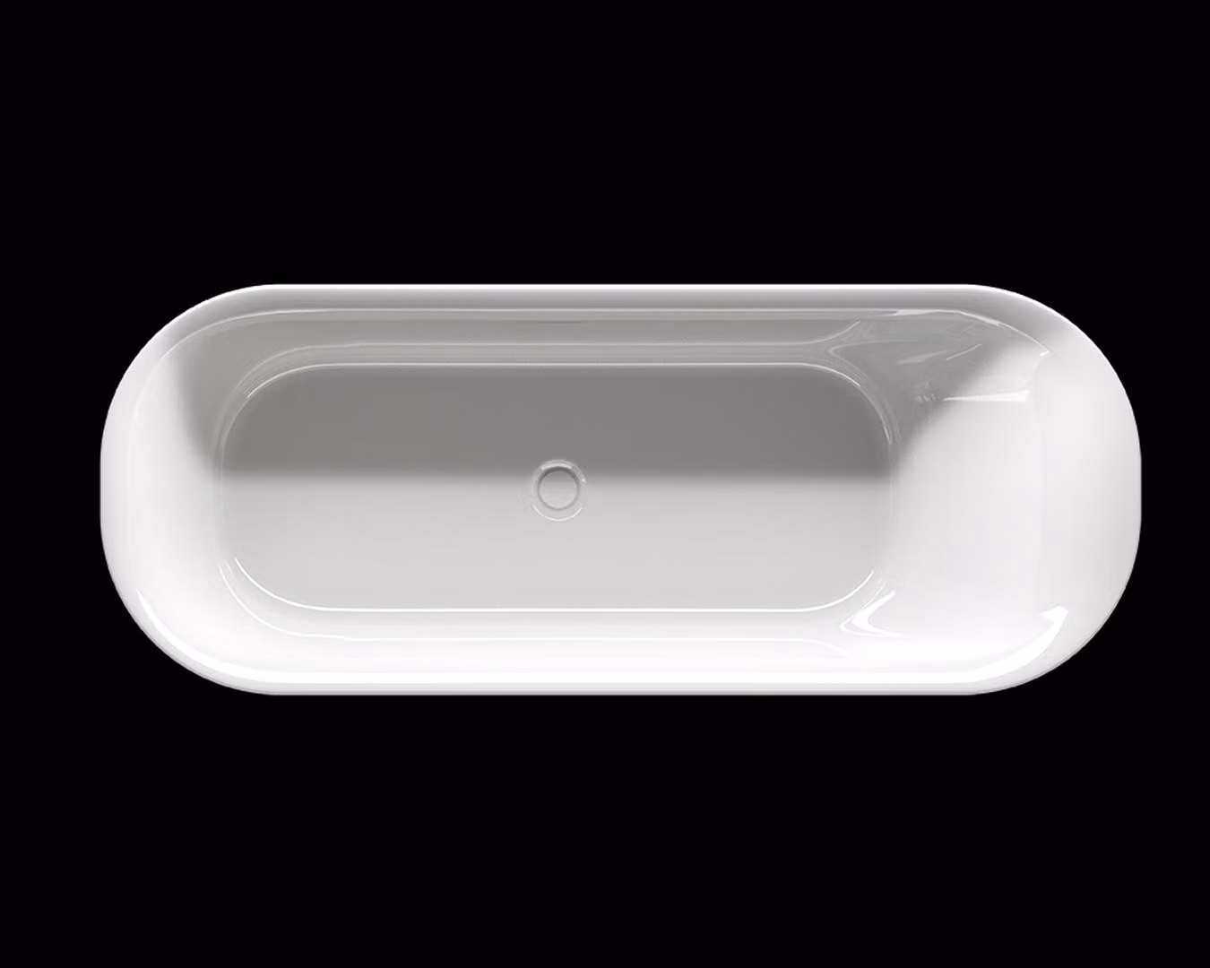 RIHO Devotion baignoire en pose libre, en option avec Riho Fall, 180x71x60cm, 245 Betteres, blanc brillant, B095001005, B095001005