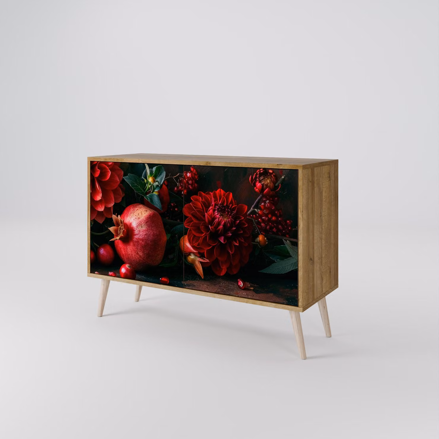 Cassettiera Spacerebels a 2 ante - credenza cassettiera - credenza alta - mobile guardaroba - soggiorno camera da letto - 57,5×111×42 (HxLxP)