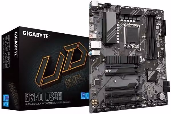 Gigabyte Mb 1700 12/13gen. B760 Ds3h D4 4xddr4 4xsata M.2 Hdmi/dp