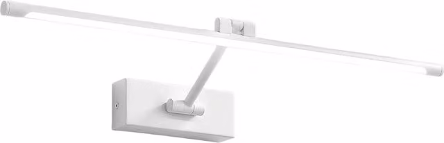Lampada a Parete Gealuce GAP451C in Metallo Bianco Opaco con LED da 10W, Luce Indiretta Calda 3000K, 580lm