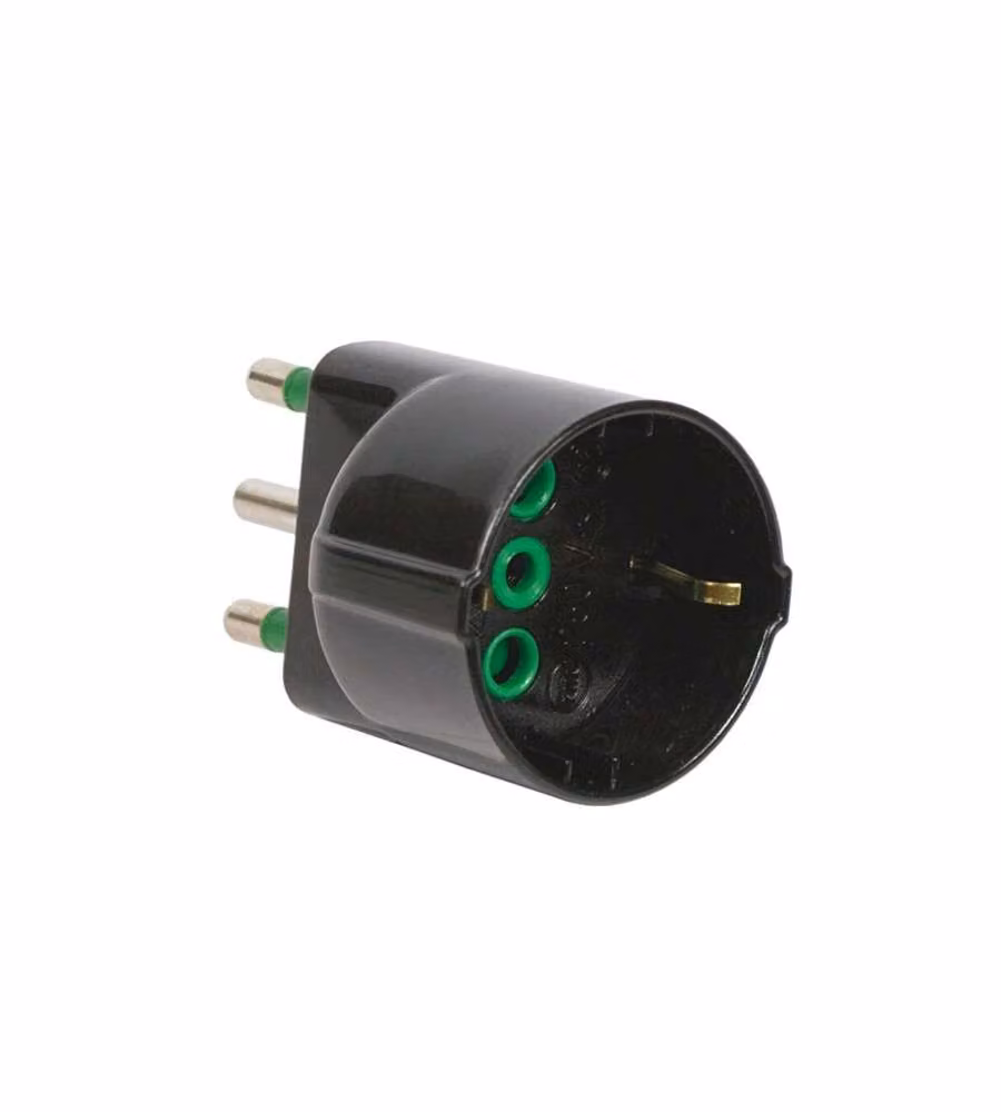 Adattatore Schuko 16A+T Fanton Nero – 2