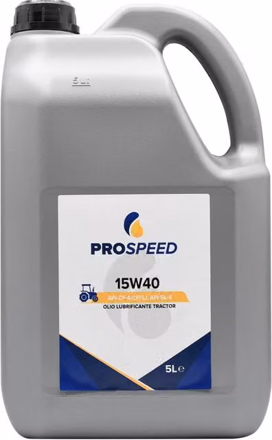 OLIO LUBRIFICANTE PER MACCHINE AGRICOLE 'TRACTOR' 15W40 - tipo STOU- 4 pezzi - PROSPEED