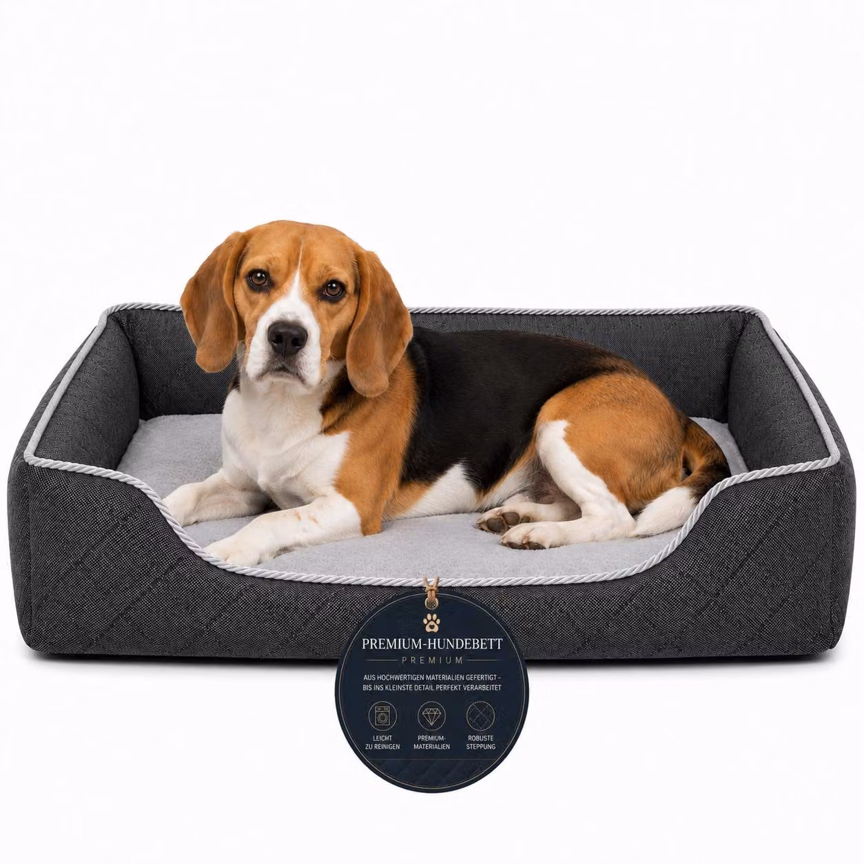 Divano per cane cuccia lavabile rivestimento sfoderabile tessuto da arredamento L 75x60 cm