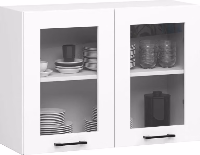 Vetrina a parete 80 cm VERMINA - bianco