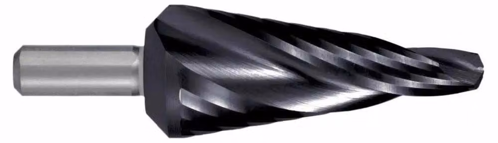 Trapano a tazza Ruko per fori di diametro 3-14 mm, in HSS con rivestimento TiAIN e spirale sagomata - modello 101401F