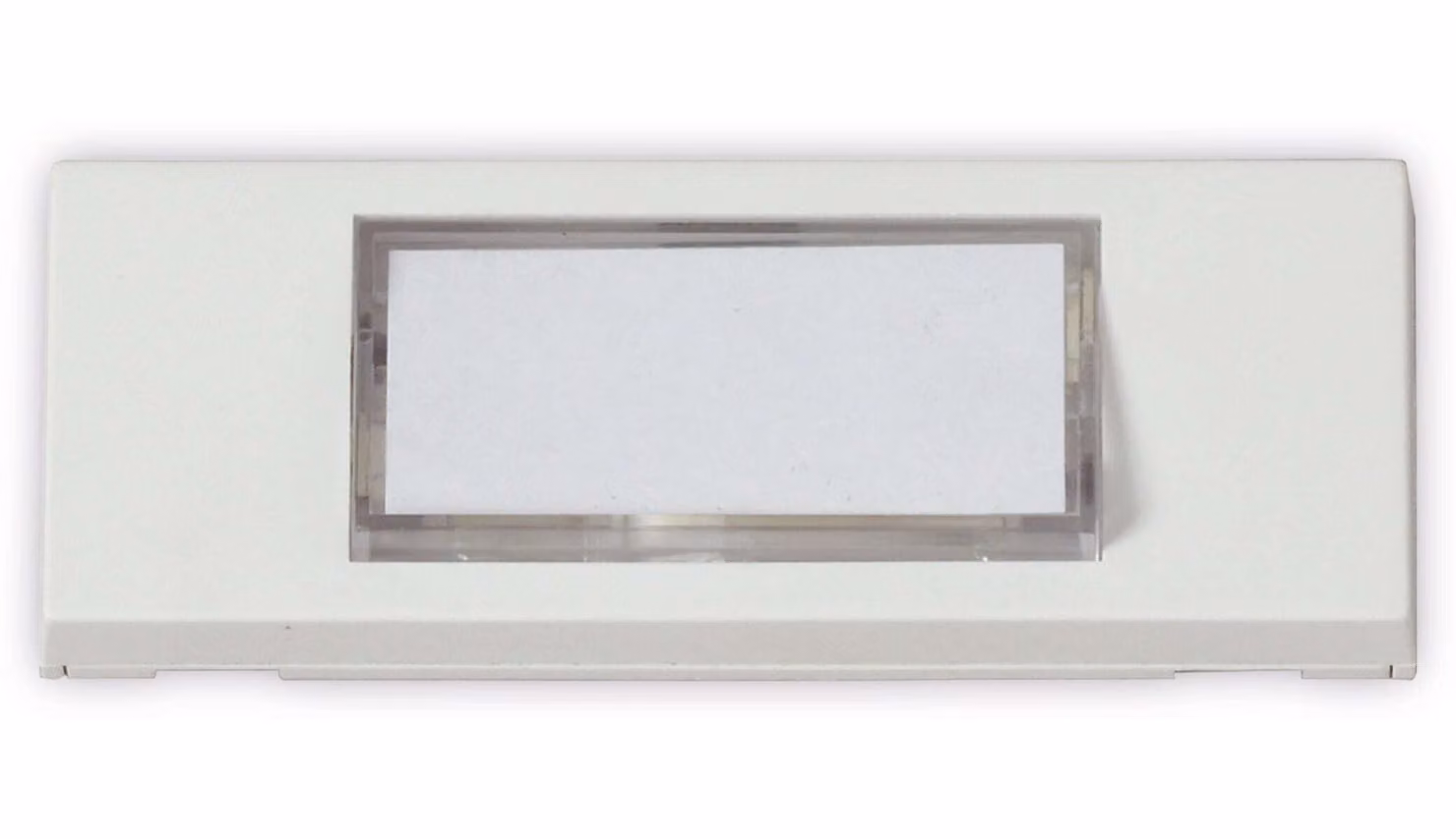 HEIDEMANN Pulsante campanello 70049, bianco puro, 30x87x13 mm