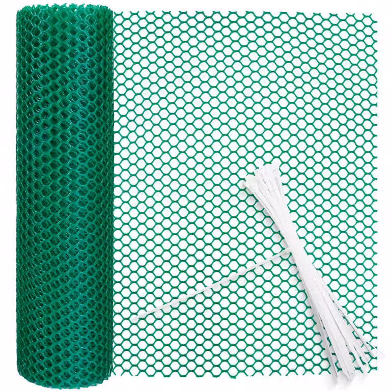 Omgoods - Recinzione in plastica per giardino e protezione degli animali, 40 cm x 9 m