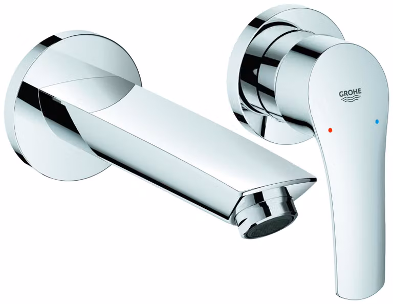 Grohe Eurosmart mitigeur de lavabo 2 trous, montage encastré, saillie 171mm, sans garniture d'écoulement, 29337003, 29337003