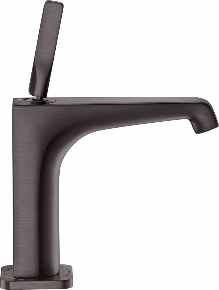 hansgrohe AXOR Citterio E mitigeur monocommande de lavabo 125 avec vidage escamotable, 36100340, 36100340