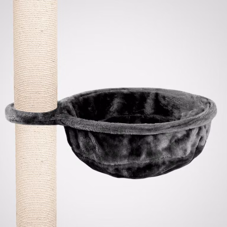 HAPPYPET Amaca per gatti per tiragraffi Ø40 cm – Ricambio per cuccia per gatti XL – Cuccia robusta con telaio in metallo – Cuccia per gatti per tiragraffi – fino a 15 kg