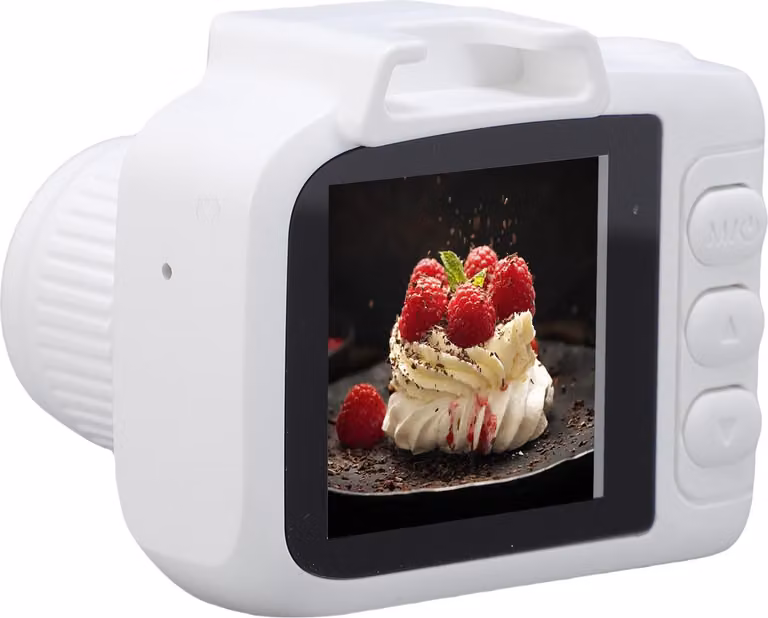 Fotocamera digitale 2MP 1080P Schermo a colori Supporta scheda di memoria 128G Filtri multipli Viaggi con cinturino da polso