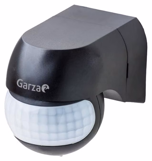 Garza - Reiher 430069: Rilevatore di movimento a infrarossi da parete, modello mini, specificamente progettato per A