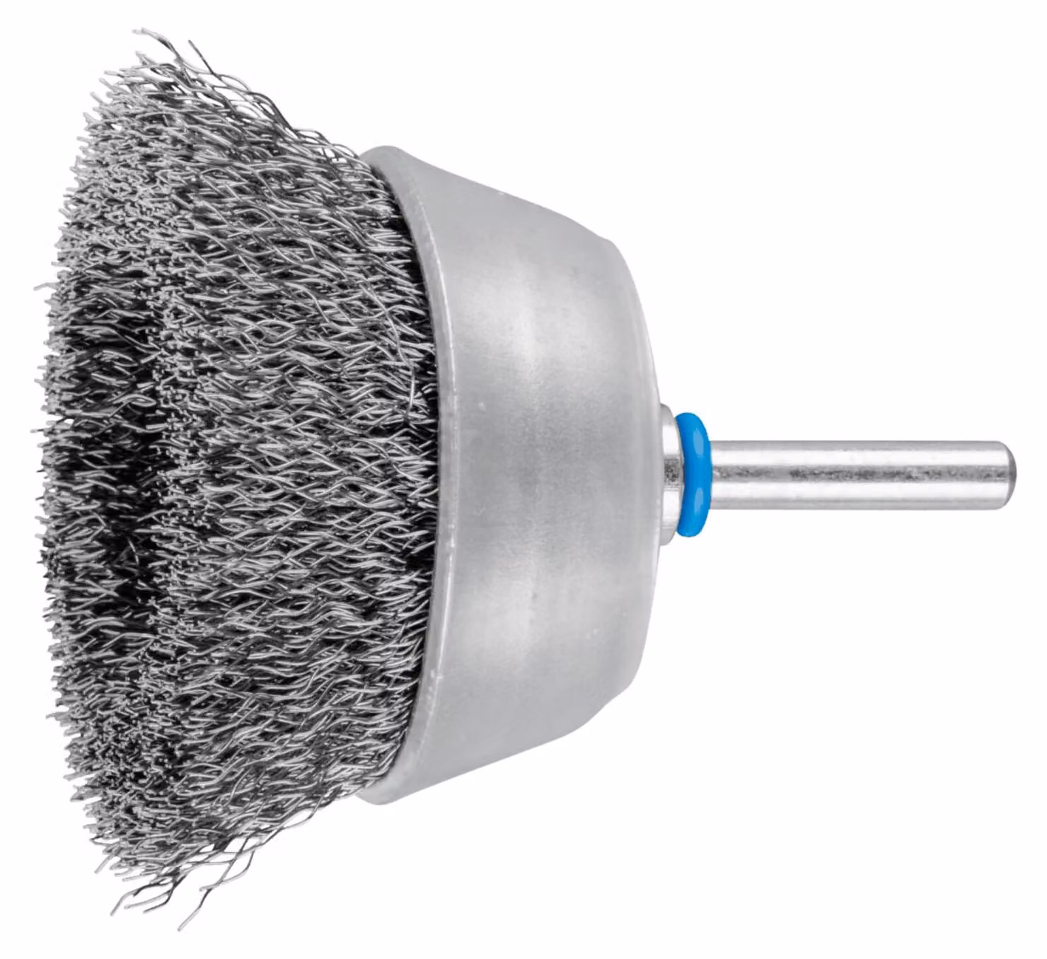 PFERD TOOLS Spazzola a tazza non annodata TBU filo di acciaio inox con albero