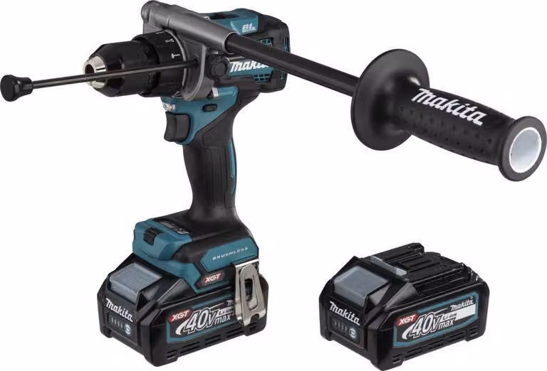 Makita HP001GD201 - Trapano avvitatore a percussione - a batteria - 2 velocità - chiave a mandrino 13 mm - 140 N-m